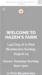 Mobile Screenshot of hazensfarm.com